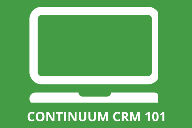 Continuum CRM 101